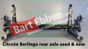 Replacement Citroen Berlingo rear axle new Multispace MPV model Replacement Citroen Berlingo rear axle new Multispace MPV model