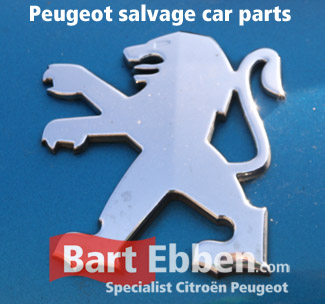 Peugeot car salvage parts in stock from brandspecialist cardismantler