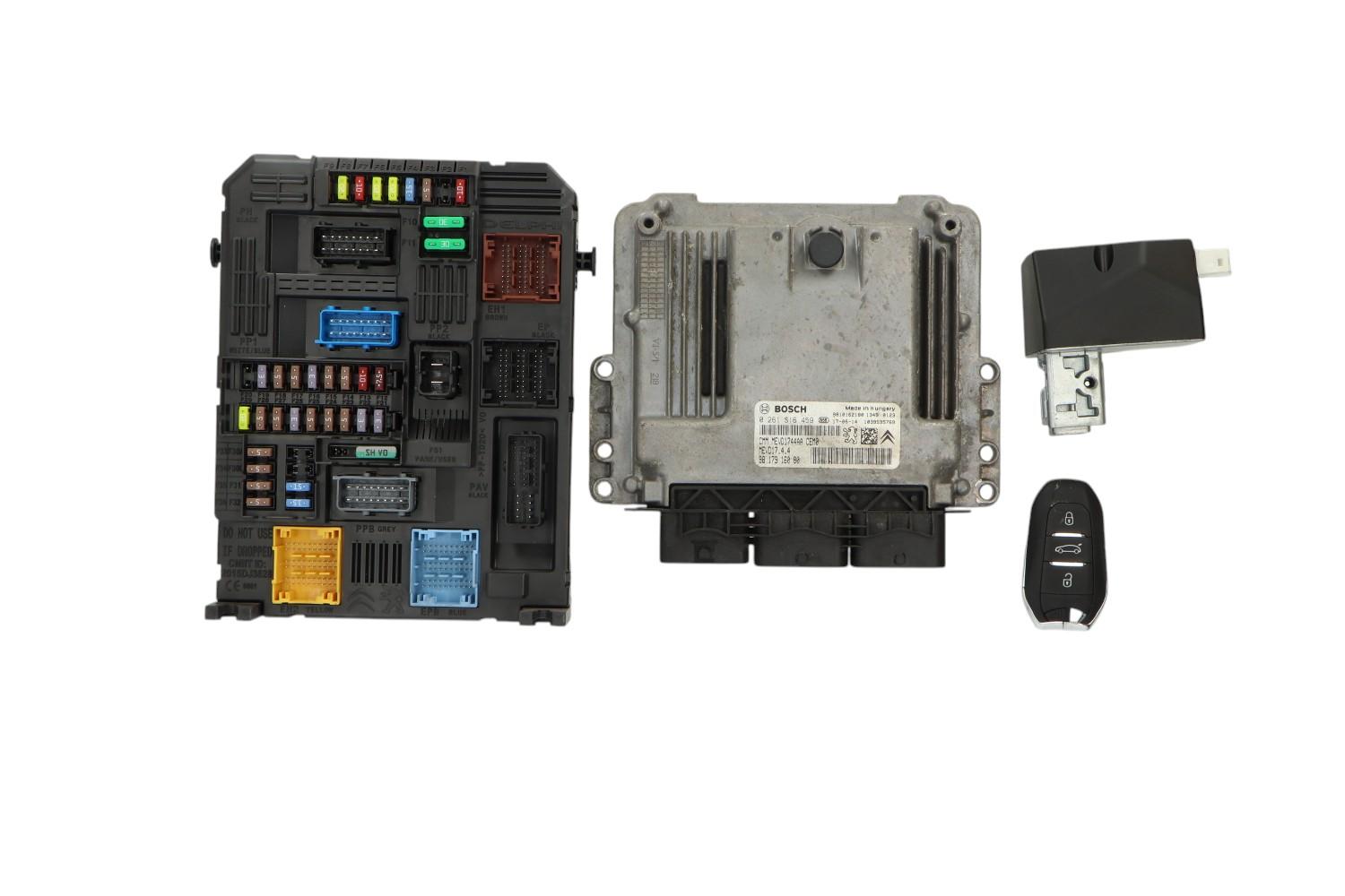 SETPRIJS ECU 1623796580 1677626380 BSI 1669609880 1627737580 ECU STARTBLOKKERING ELEKTRISCH 9815905380 :ECU BOSCH 9810162180 1039S95769 0261S16459 MEVD17.4.4 9817916080 :BSI DELPHI 9819851480 1801743518 SLEUTEL 98105588ZD SLEUTEL 1X CV