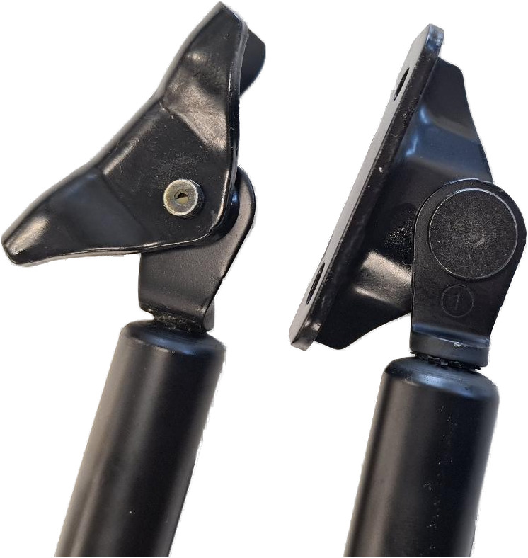 NIEUW, SET VAN 2 GASDEMPERS. SHOWA 17B18AC2 17B21AD2 LINKS 1607549480 1623232080 RP 1687264580 EN RECHTS 1607549580 1623232280 RP 1687264680 SET 1624230780