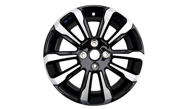 404  16 INCH ALUMINIUM/ 4 GATS/ 6.5JX16 IS20/ ZWART EN GRIJS/ 10 SPAAKS