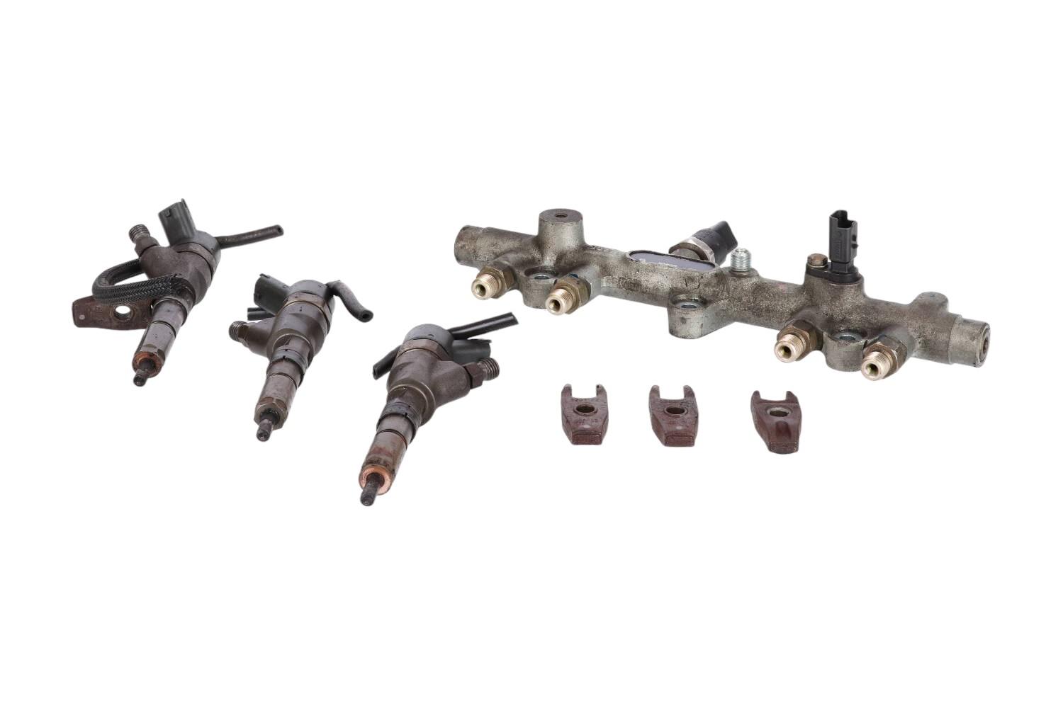 3X SETPRIJS BOSCH 0445110044 + RAILS 0445214010 JH