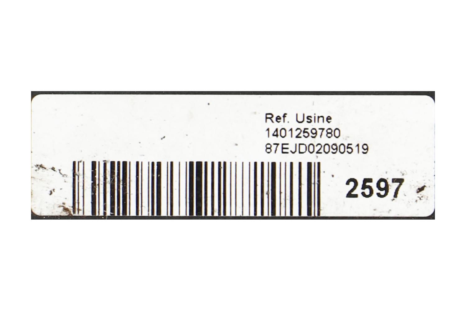 0265232065 0265801044 1401259780 4541EN 1682606580 4541EP NFP MET STEKKER EN DRAARD 5CM