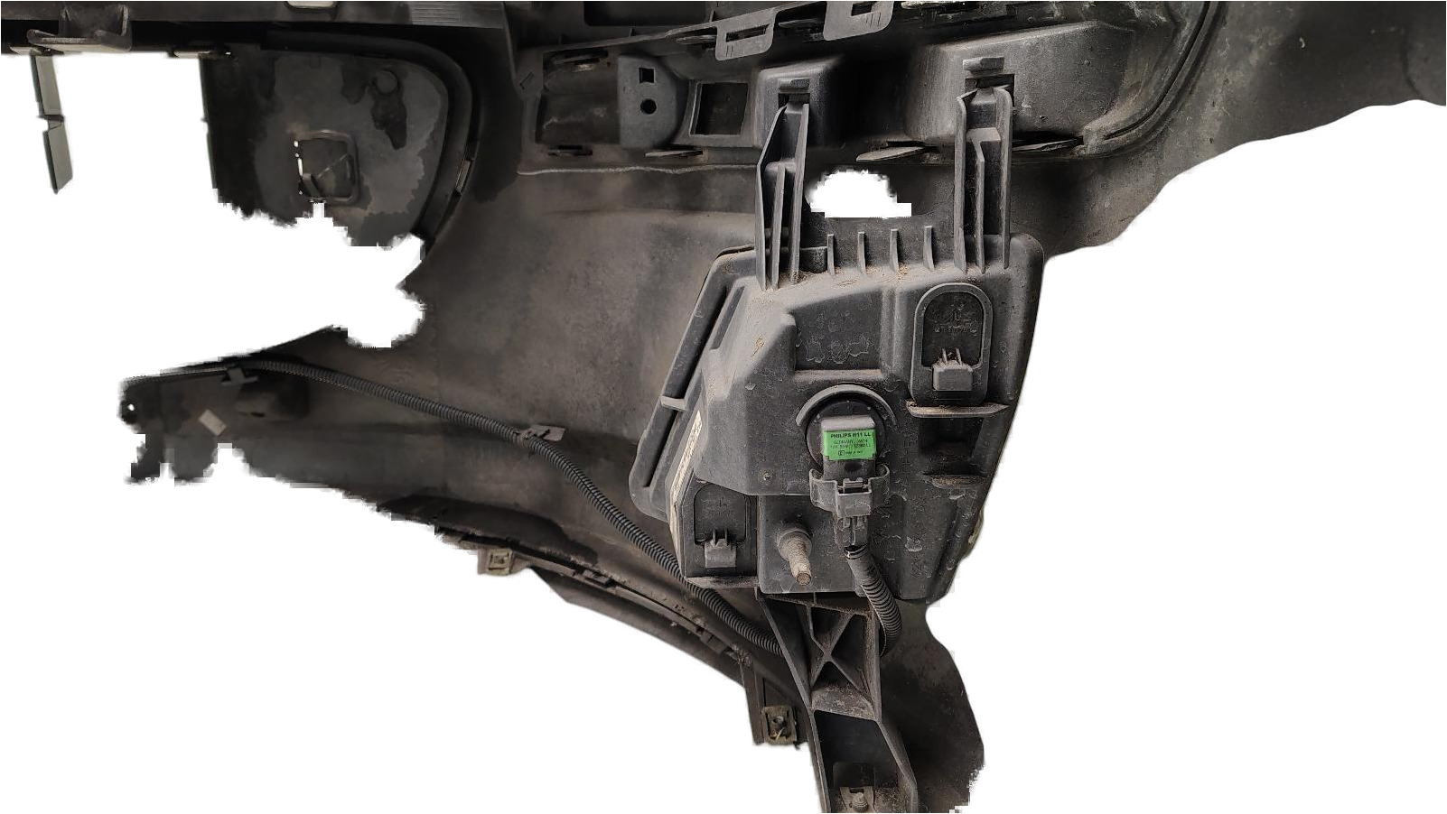 EZR GRIJS A3 DIVERSE BESCHADEGINGEN COMPLEET MET GRILLE EN MISTLAMPEN !RV ONDER GESCHAAFD