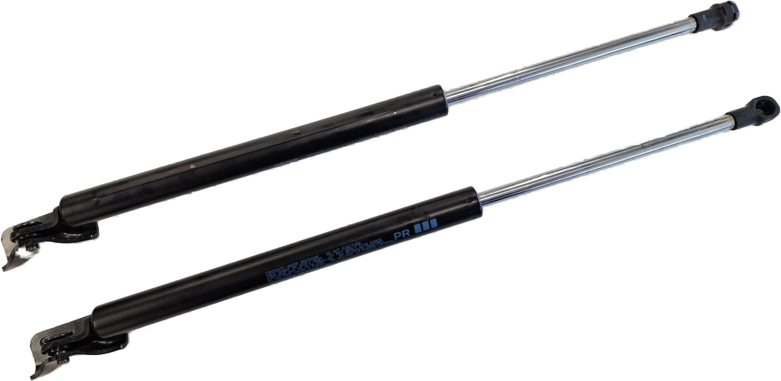 NIEUW, SET VAN 2 GASDEMPERS. SHOWA 17B18AC2 17B21AD2 LINKS 1607549480 1623232080 RP 1687264580 EN RECHTS 1607549580 1623232280 RP 1687264680 SET 1624230780