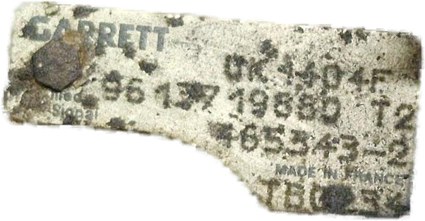 GARRETT 9613719880 465343-2 037538 NFP LIEP OK