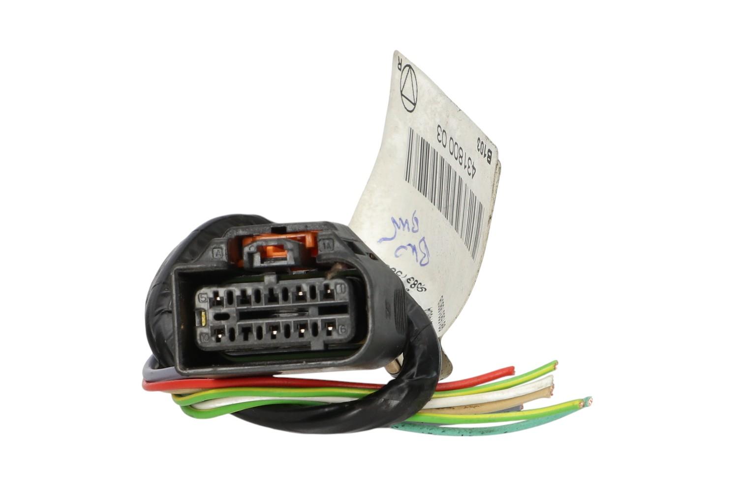 KOPLAMP STEKKER MET STUK AFGEKNIPT DRAAD 10CM PAST OP 9825313680 RP 1685353880 9825313980 RP 1685353980