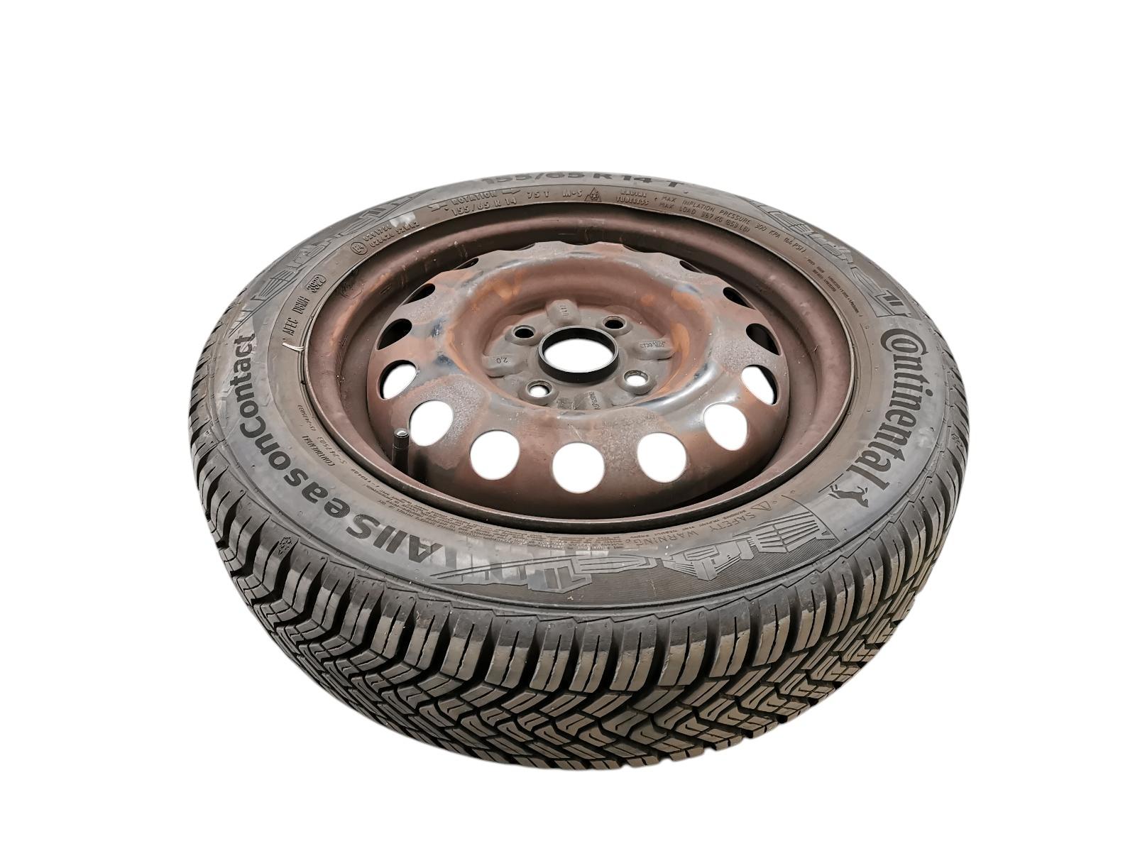 4X SETPRIJS VELGEN 5401P0 MET ALL SEASON BANDEN CONTINENTAL ALLSEASONCONTACT 155/65 R14 T 4MM PROFIEL