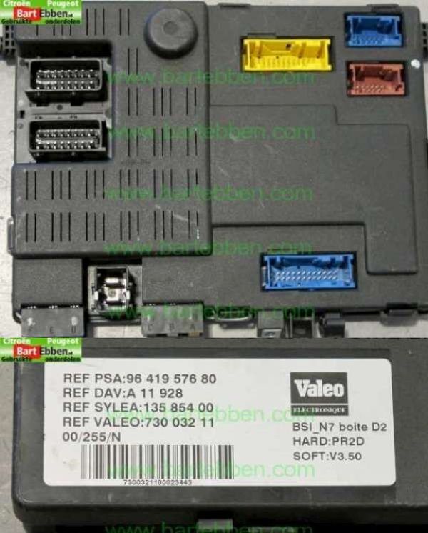 BSI/ VALEO 73003212 9643493580/ ZIE.6580C3 6580RW