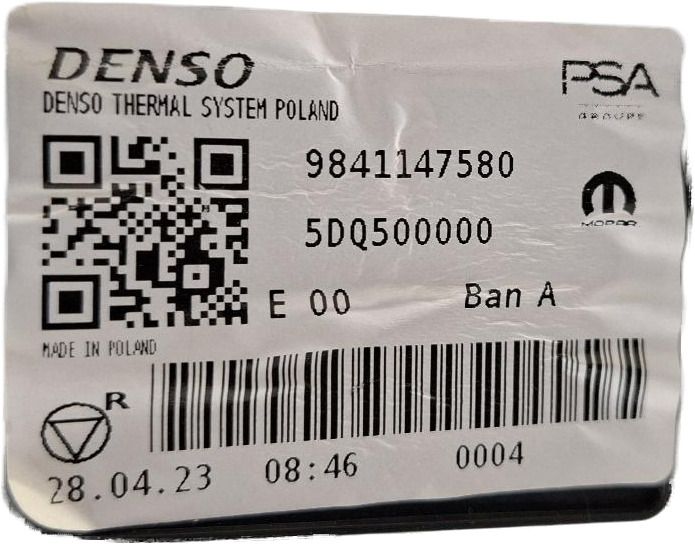 ALS NIEUW DENSO 9841147580 5DQ500000 9854085380